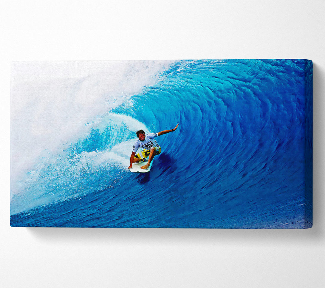  A Canvas Print of Surfers Tunnel Canvas Wall Art