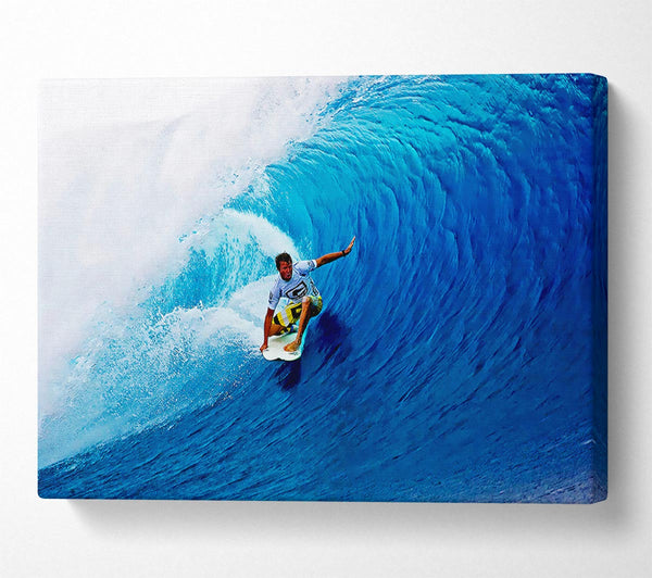  A Canvas Print of Surfers Tunnel Canvas Wall Art