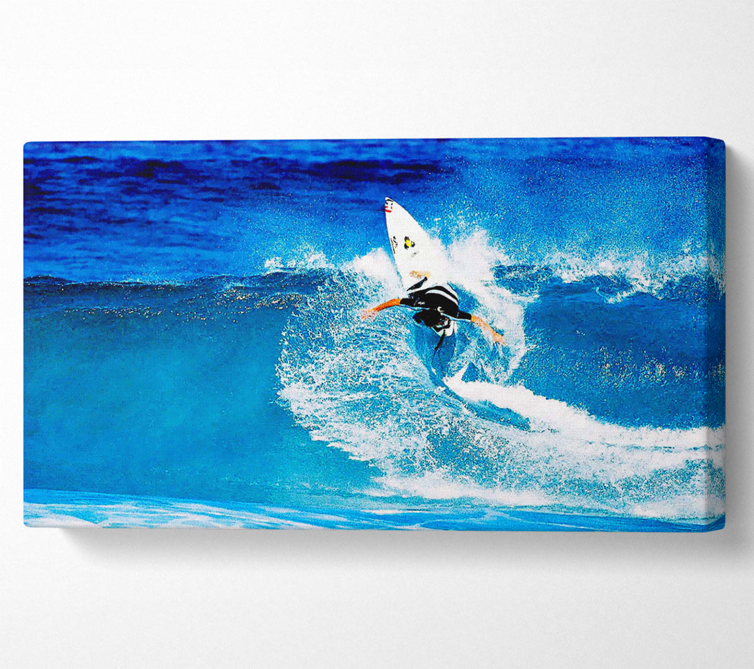  A Canvas Print of Surfer Twist Canvas Wall Art
