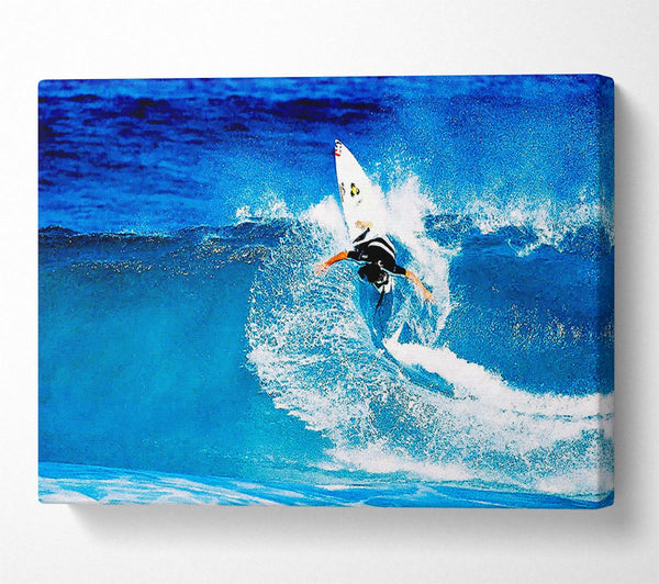  A Canvas Print of Surfer Twist Canvas Wall Art