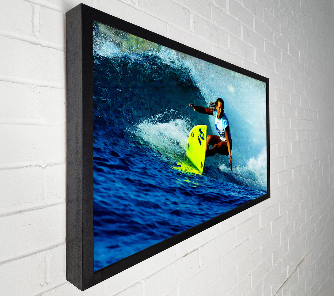  A Canvas Print of Surfer Number One Female Canvas Wall Art