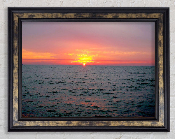 Sunset Florida Framed Print