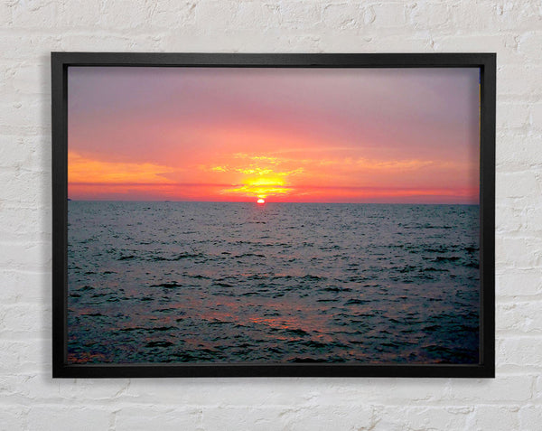 Sunset Florida Framed Print