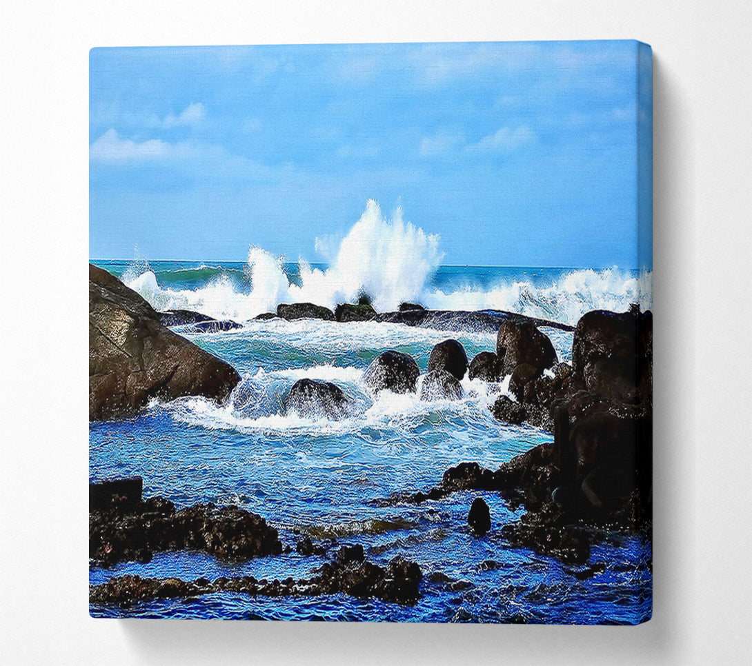  A Canvas Print of Splashed Canvas Wall Art