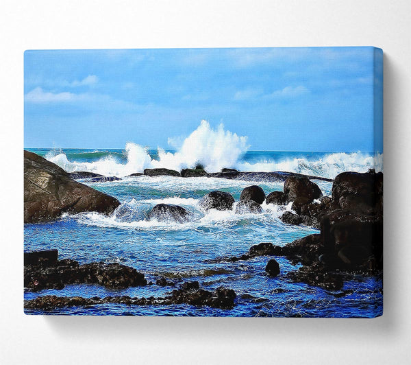  A Canvas Print of Splashed Canvas Wall Art