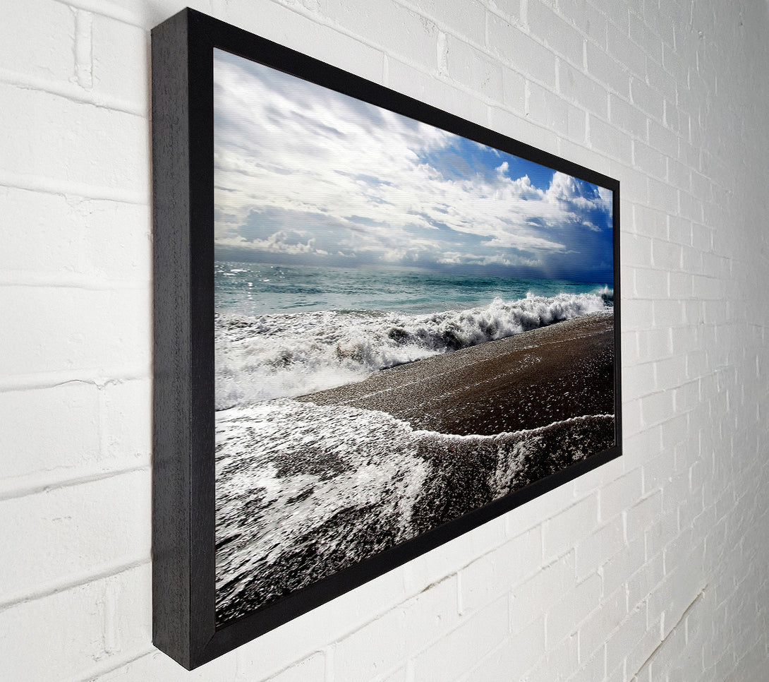  A Canvas Print of Sparkling Ocean Flow Canvas Art