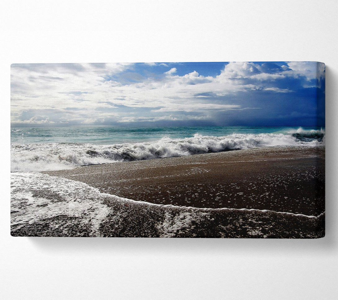  A Canvas Print of Sparkling Ocean Flow Canvas Art