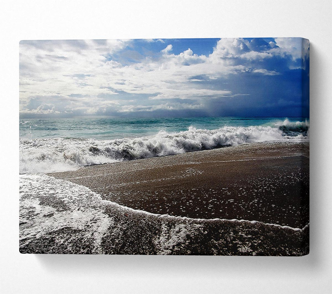  A Canvas Print of Sparkling Ocean Flow Canvas Art