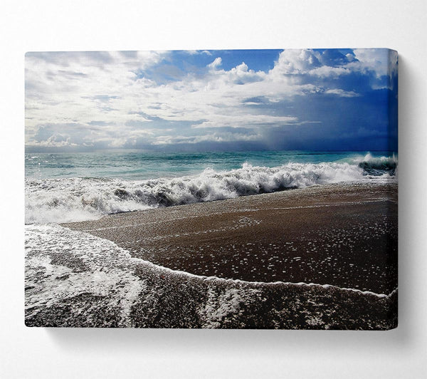  A Canvas Print of Sparkling Ocean Flow Canvas Art