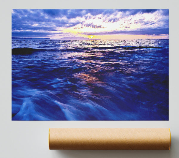 Skyline Of The Blue Ocean Poster