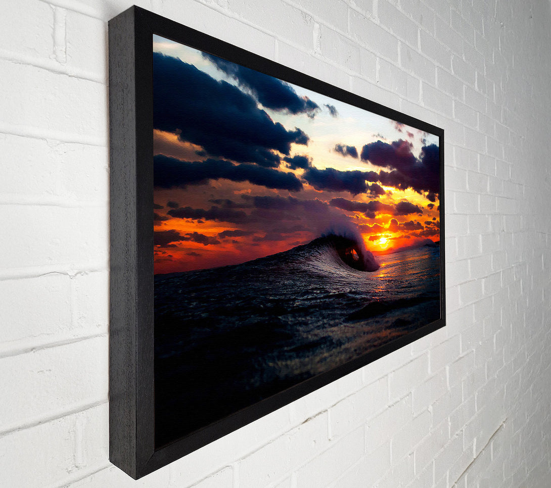  A Canvas Print of Sky And Wave Canvas Art