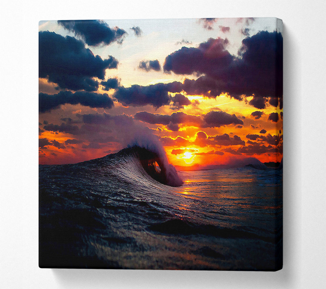  A Canvas Print of Sky And Wave Canvas Art