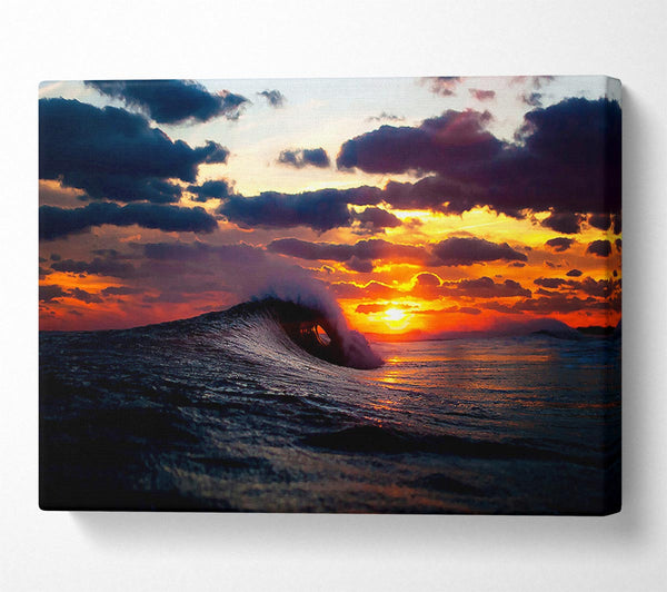  A Canvas Print of Sky And Wave Canvas Art