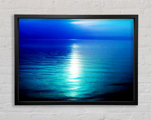 Serenity Blue Framed Print