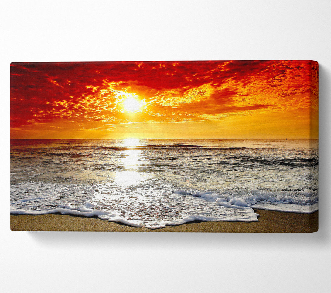 A Canvas Print of Seaside Sunset Canvas Print