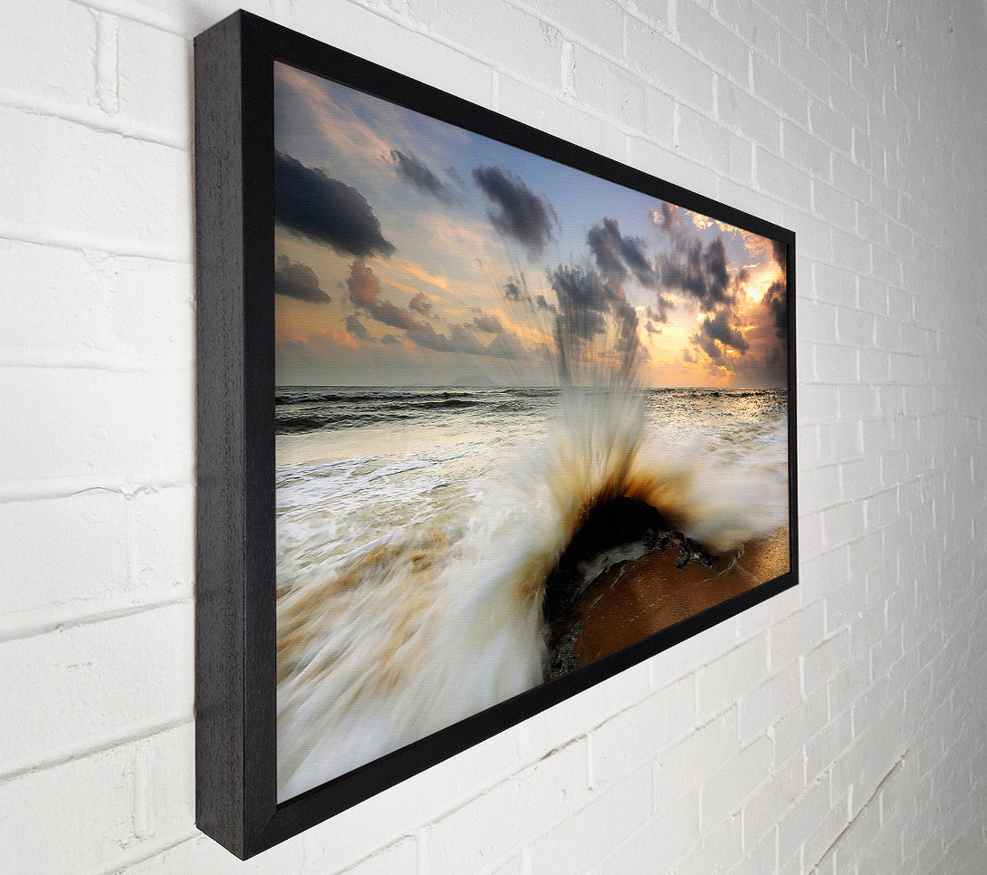 A Canvas Print of Sea Wave Canvas Print