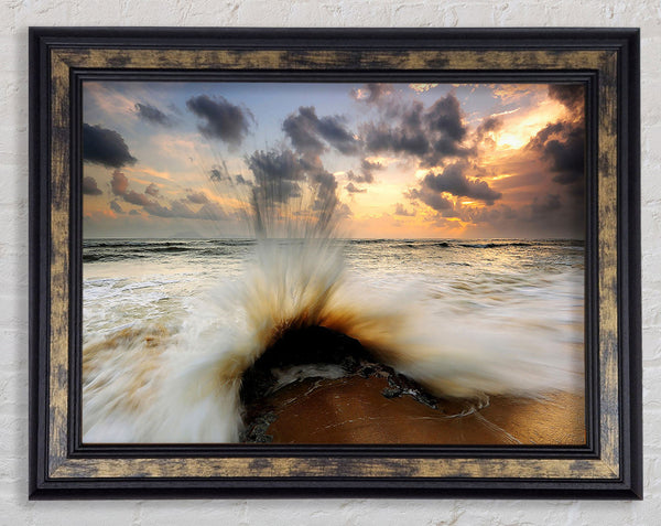 Sea Wave Framed Print