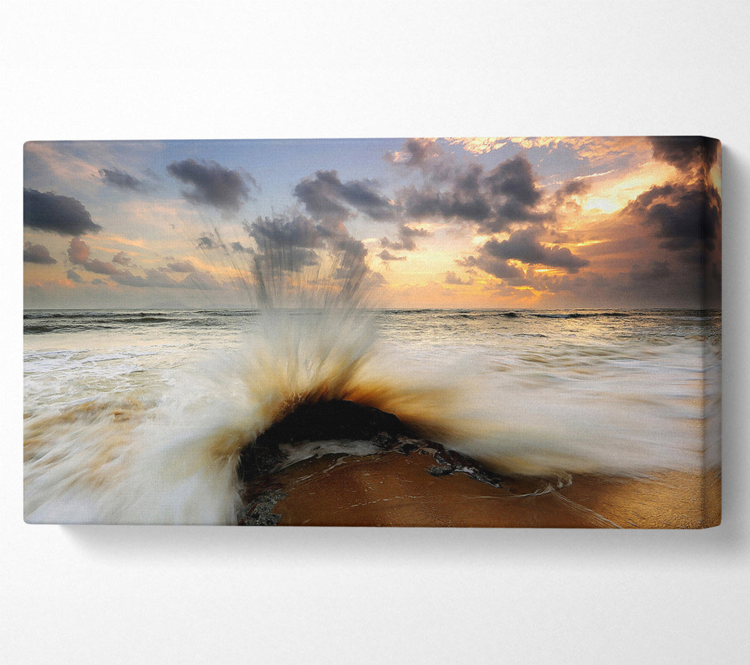  A Canvas Print of Sea Wave Canvas Print