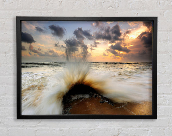 Sea Wave Framed Print