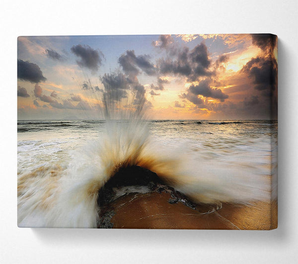  A Canvas Print of Sea Wave Canvas Print