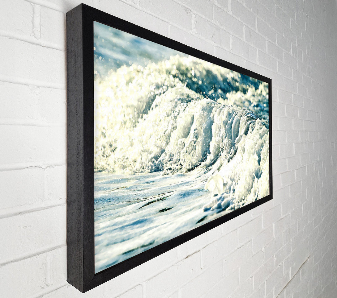  A Canvas Print of Sea Wave Close Up Canvas Wall Art