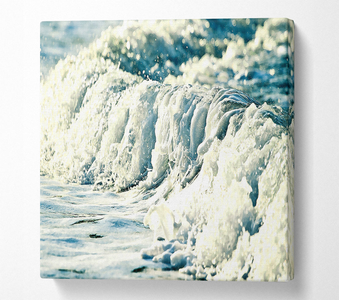  A Canvas Print of Sea Wave Close Up Canvas Wall Art
