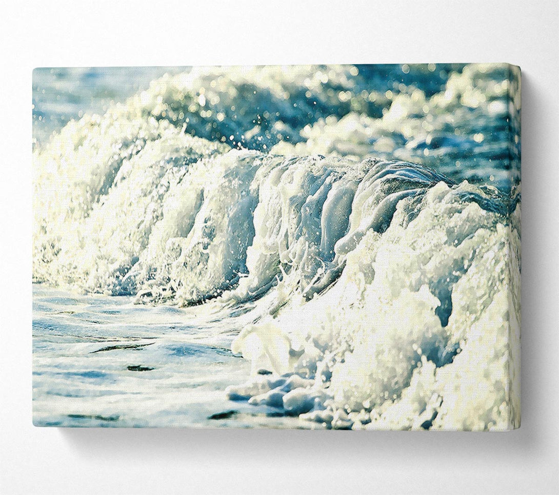  A Canvas Print of Sea Wave Close Up Canvas Wall Art