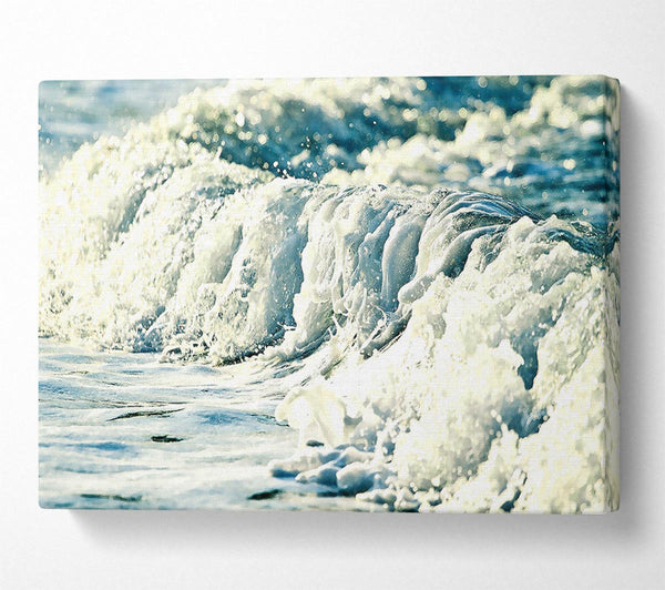  A Canvas Print of Sea Wave Close Up Canvas Wall Art