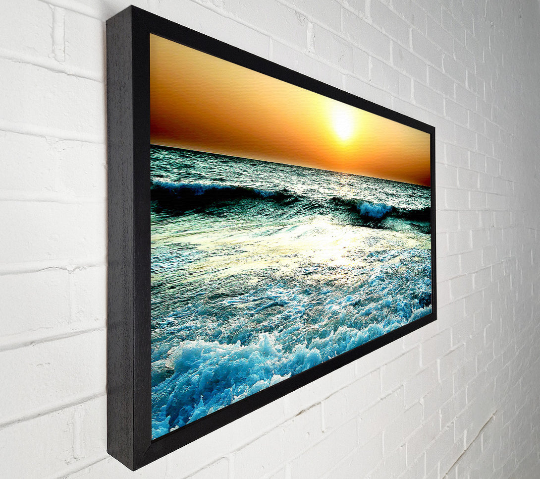  A Canvas Print of Sea Water Canvas Print