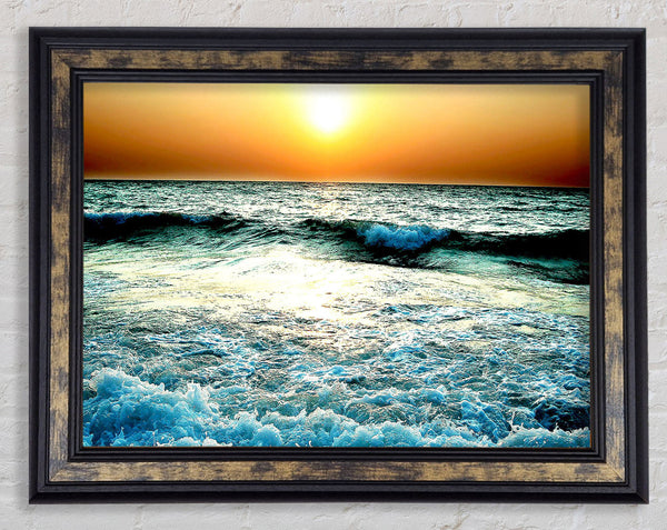 Sea Water Framed Print