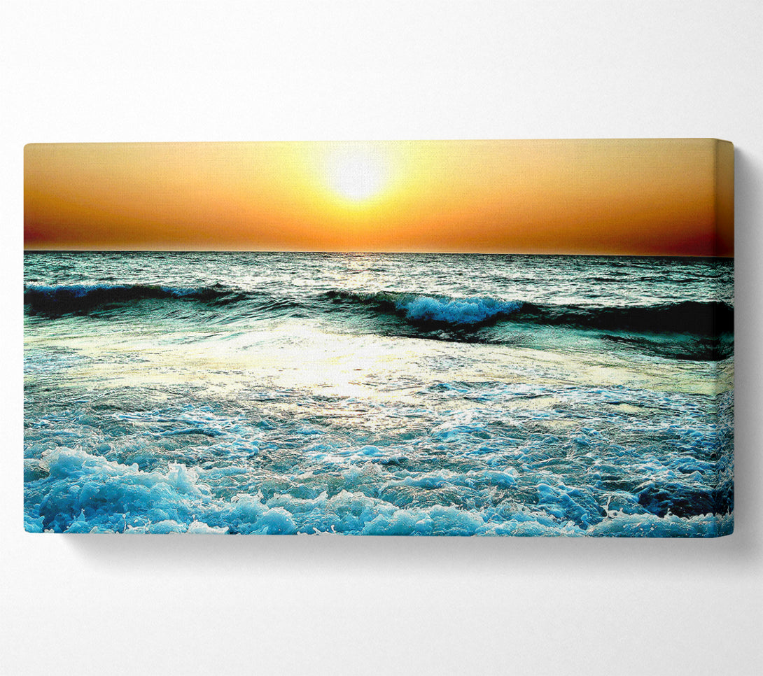  A Canvas Print of Sea Water Canvas Print