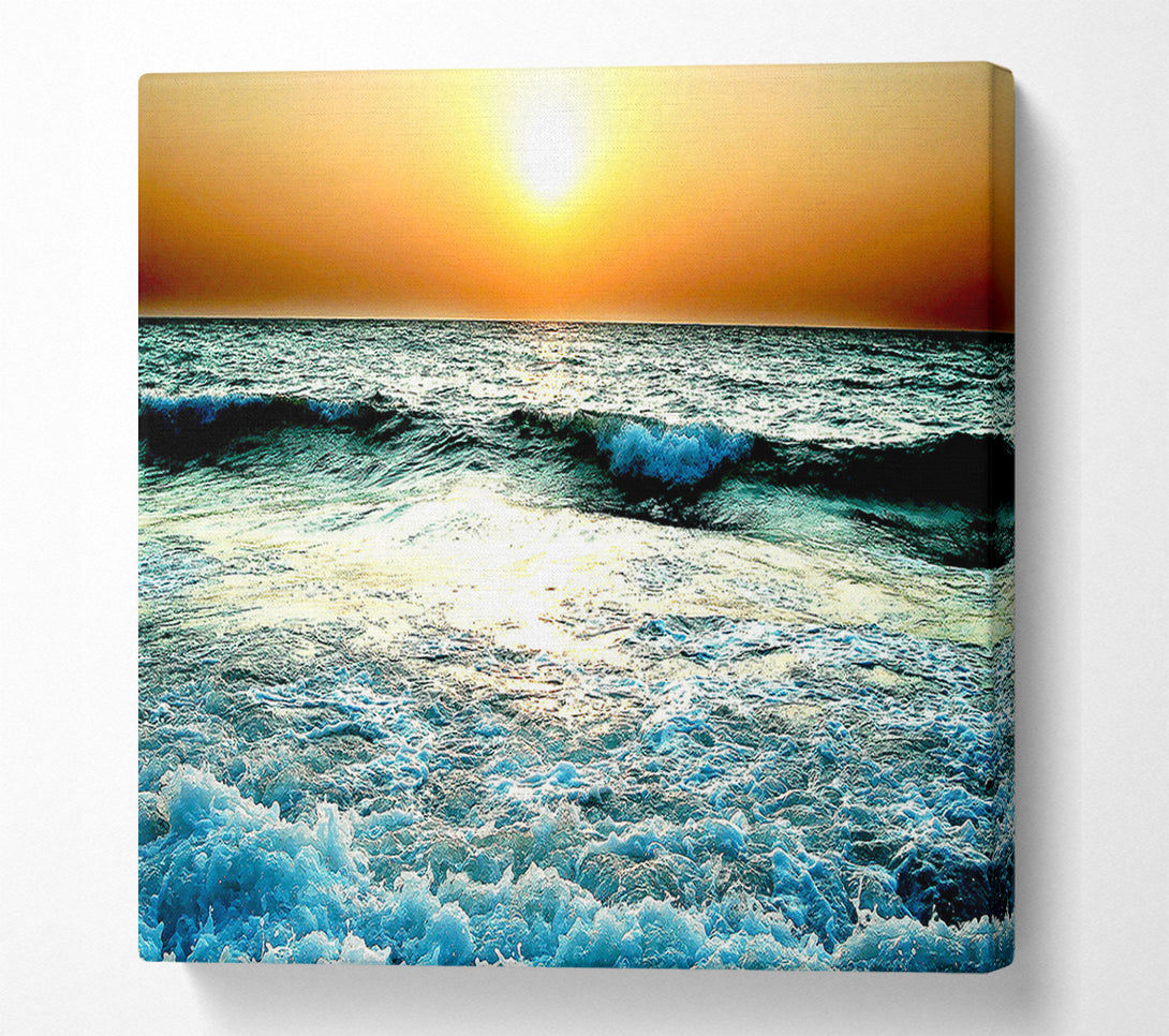  A Canvas Print of Sea Water Canvas Print