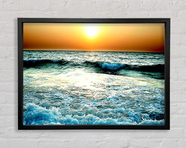Sea Water Framed Print