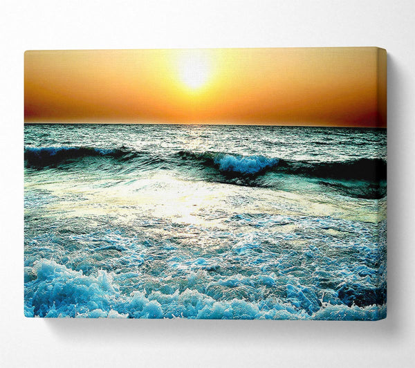  A Canvas Print of Sea Water Canvas Print