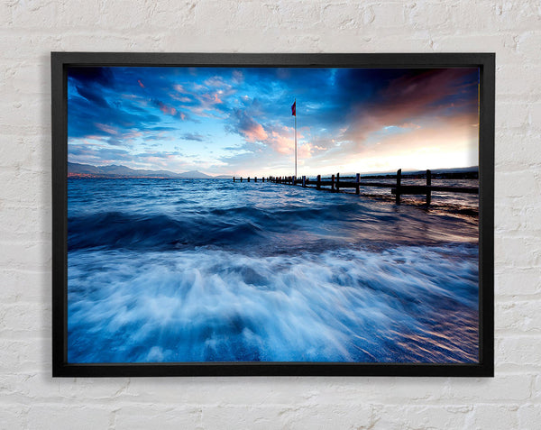 Sea Twilight Framed Print