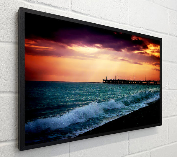 Ocean Waves At Daybreak