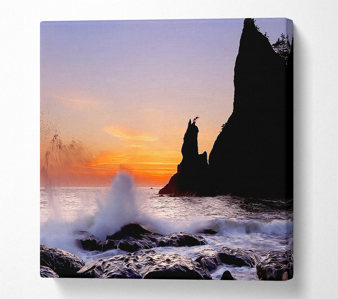  A Canvas Print of Ocean Spray Delight Canvas Art