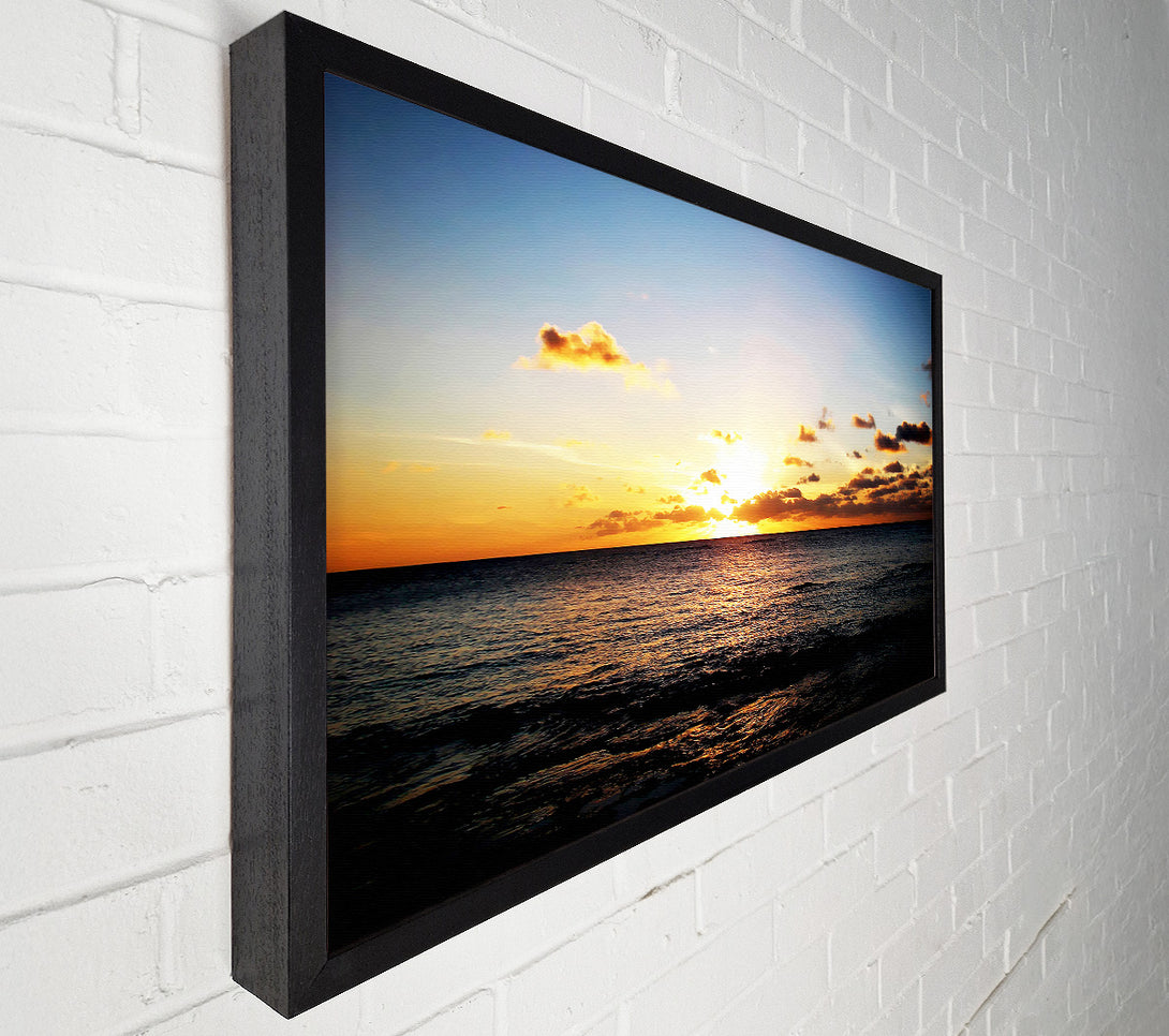  A Canvas Print of Ocean Daybreak Canvas Print