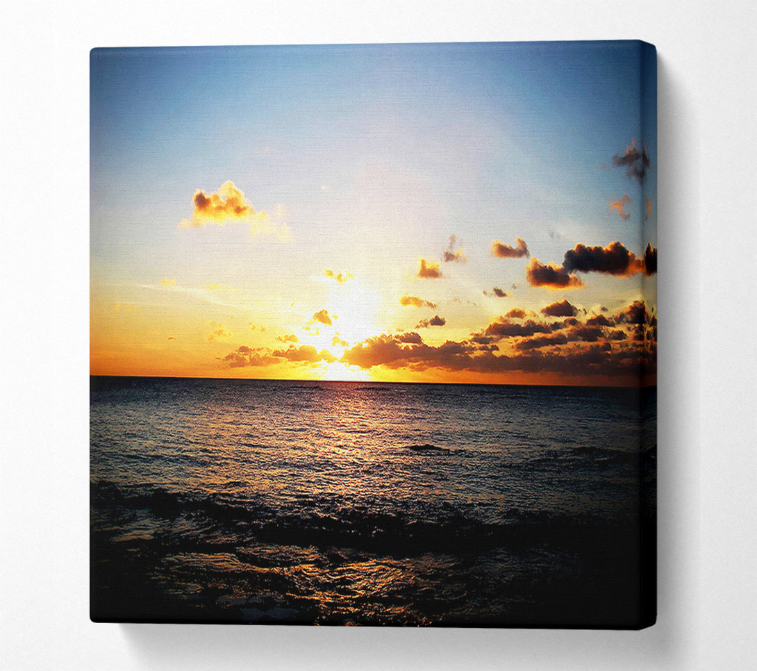  A Canvas Print of Ocean Daybreak Canvas Print