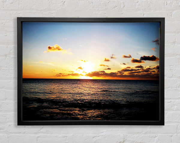 Ocean Daybreak Framed Print