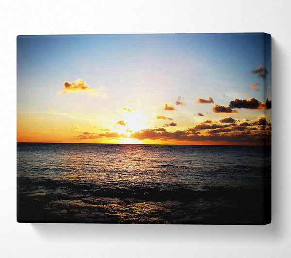  A Canvas Print of Ocean Daybreak Canvas Print