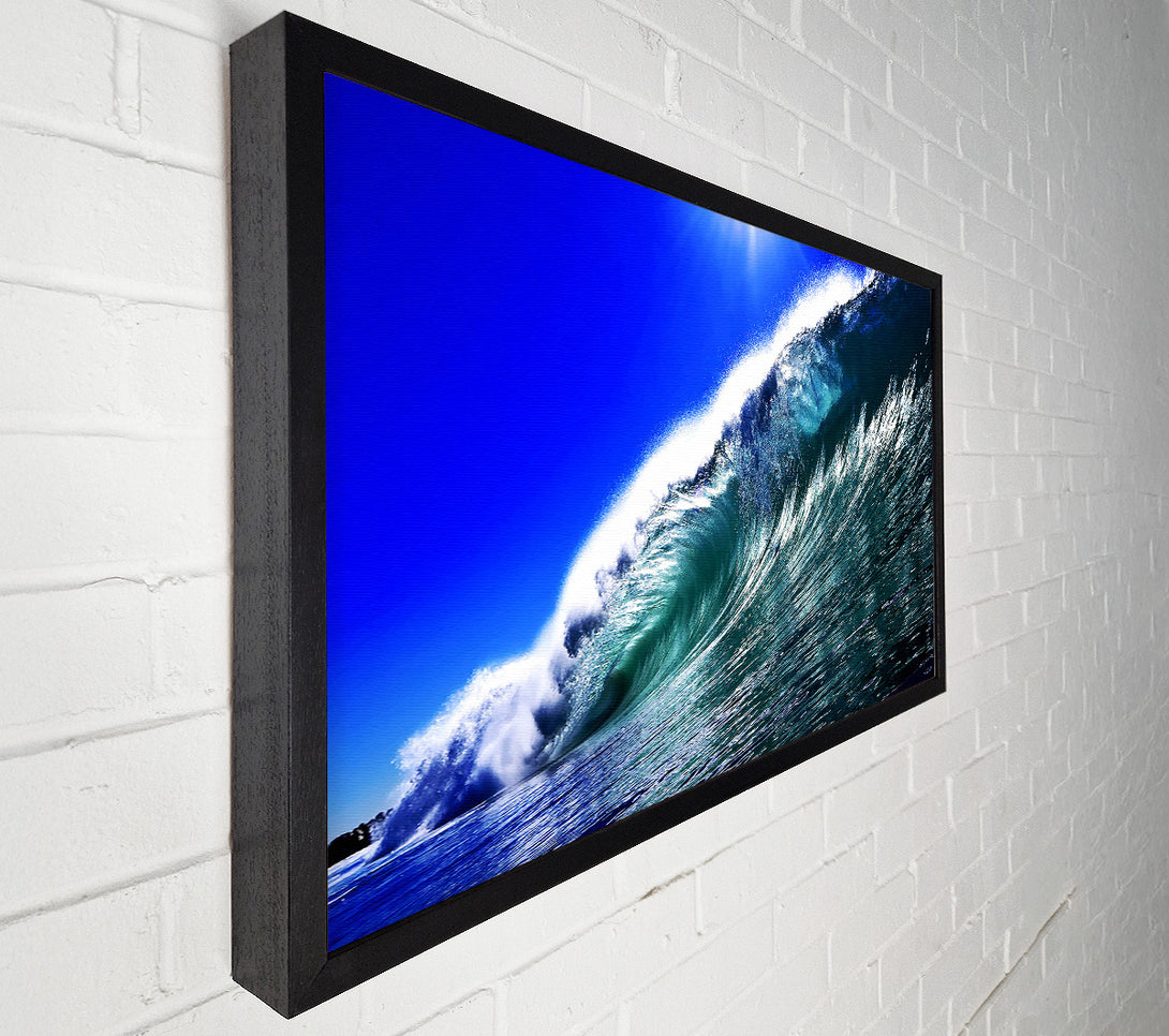  A Canvas Print of Ocean Glistening Sun Canvas Wall Art
