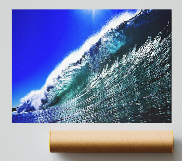 Ocean Glistening Sun Giclee Print