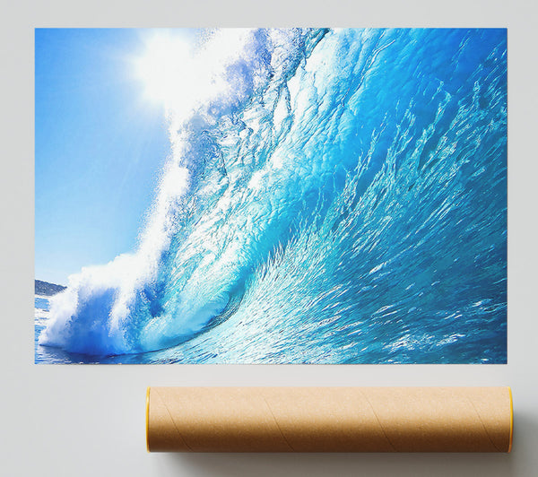 Crystal Ocean Wave Poster