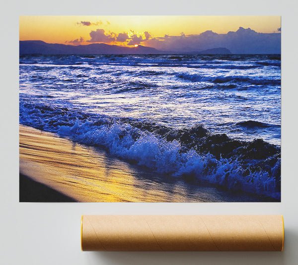 The Ocean Colours At Twilight Giclee Print