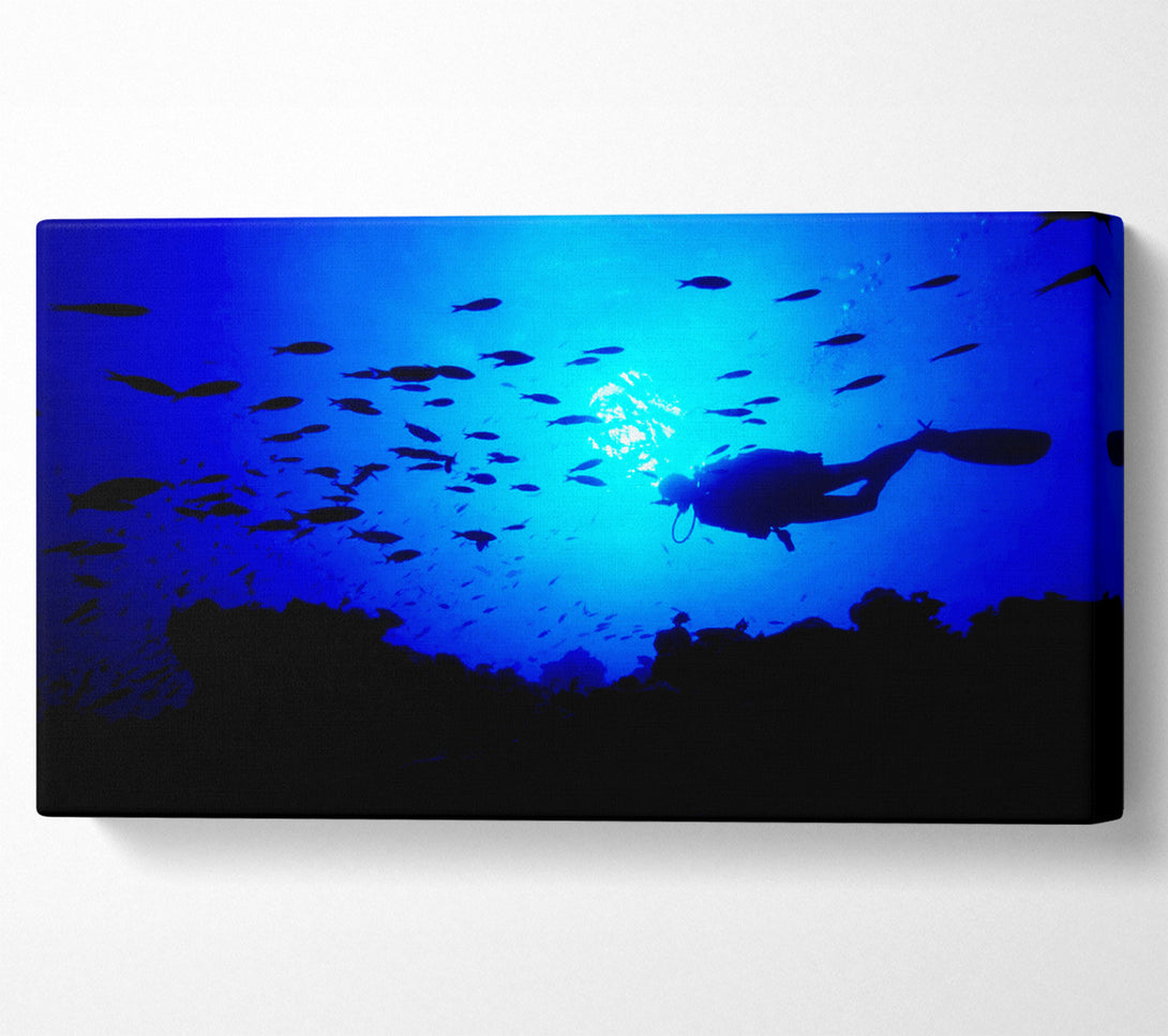  A Canvas Print of Divers City Canvas Wall Art