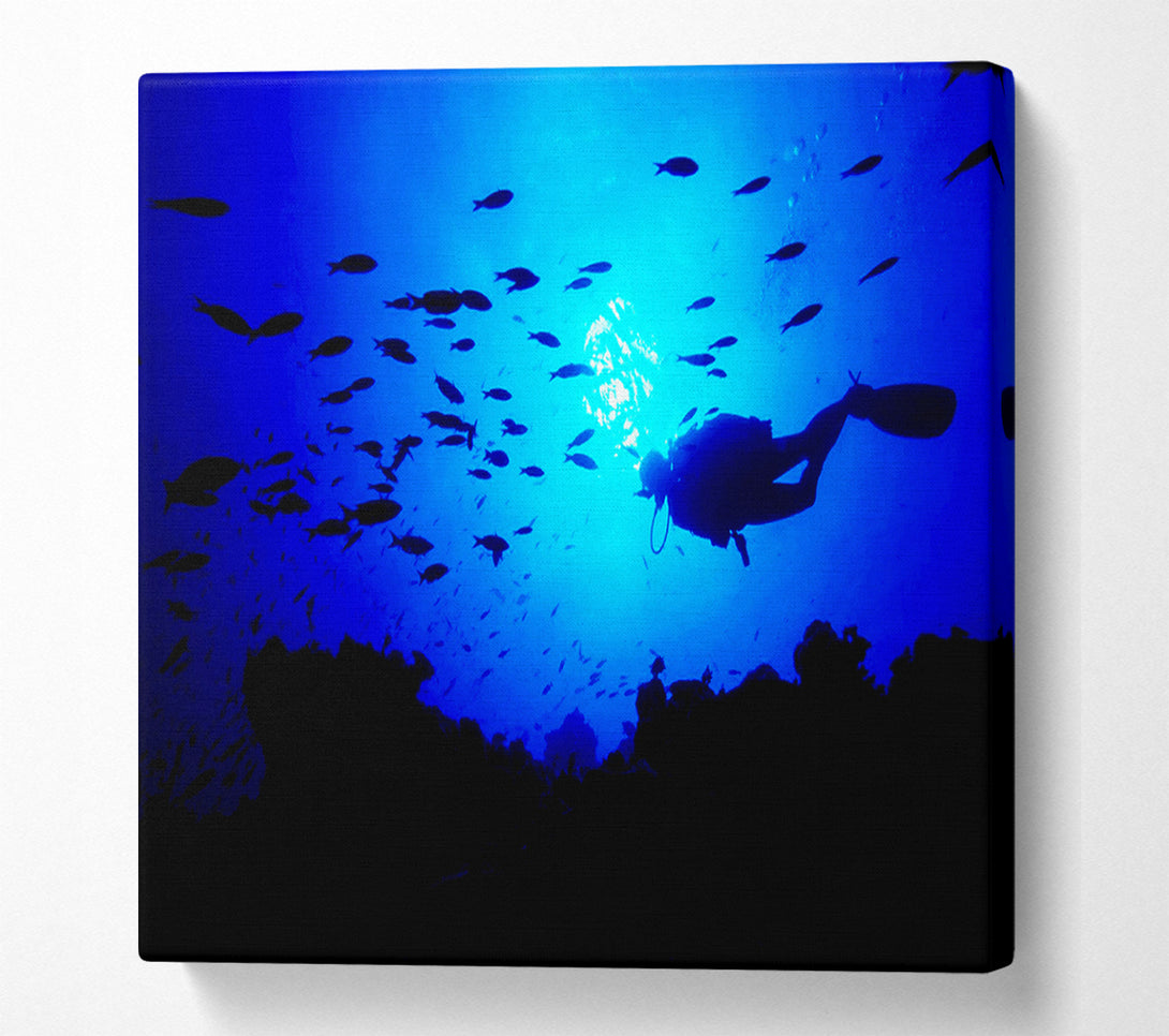  A Canvas Print of Divers City Canvas Wall Art