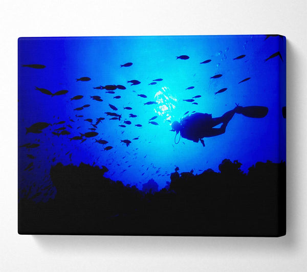  A Canvas Print of Divers City Canvas Wall Art