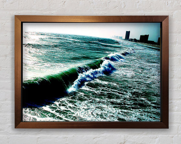 City Ocean Framed Print