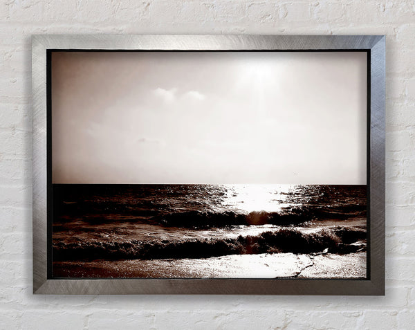 Chocolate Ocean Framed Print